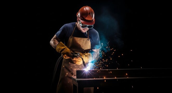 Mastering Welding Skills: Essential Safety Tips, Tools, and Techniques for a Sparkling Metal Workshop with Proper Helmet Use