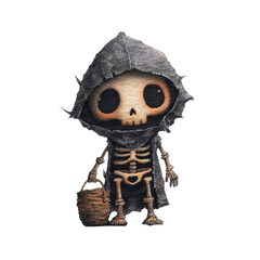 Halloween Cute and Spooky Skeleton