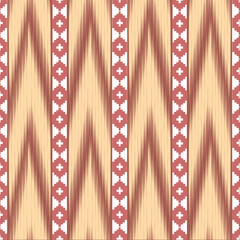 Beige and Red Tribal Stripe Seamless Pattern striped background