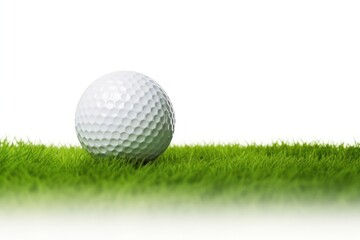 Fototapeta premium Golf ball sports green.