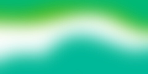 Abstract green and teal gradient background with soft focus isolated on transparent background
