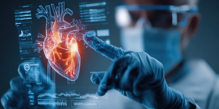 Advanced digital cardiology health diagnostics technology showcasing innovative medical imaging and modern clinical solutions for improved patient care