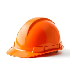 Fototapeta premium yellow hard hat isolated