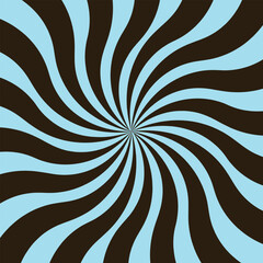 Hypnotic swirling sunburst pattern background