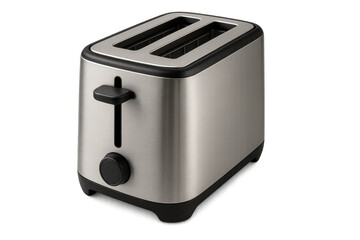 Household electric two slice toaster appliance preparing breakfast