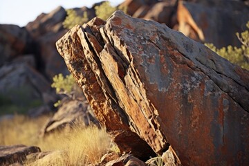 Fototapeta premium Savanna rock outdoors nature.
