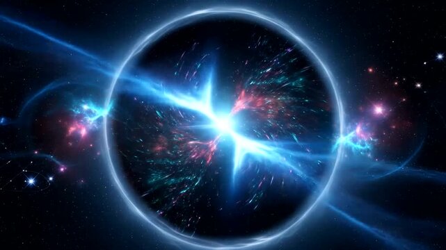 Energetic Portal: A Visual Journey Through Space and Time Across the Universe