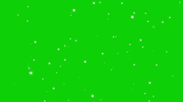 twinkling stars glow fields flying in galaxy space starburst light. alpha Beautiful stars twinkling at night. luxury small white stars on black background, retro sparkles blinking. White glowing twink