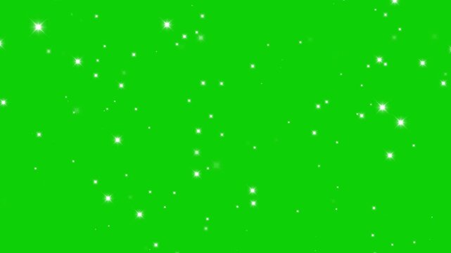twinkling stars glow fields flying in galaxy space starburst light. alpha Beautiful stars twinkling at night. luxury small white stars on black background, retro sparkles blinking. White glowing twink