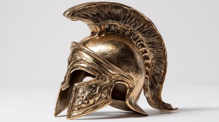 Ancient Greek hoplite helmet evokes a bygone era of valor and heritage