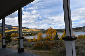 Autumn view from porch 