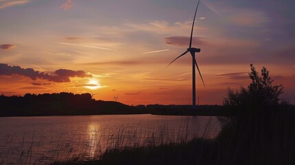 Renewable Wind Energy: Turbines, Windmills and Green Power for a Sustainable Environment