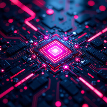 Luminiscence Logic: Glowing Circuit Tile