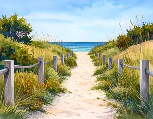 Beach path