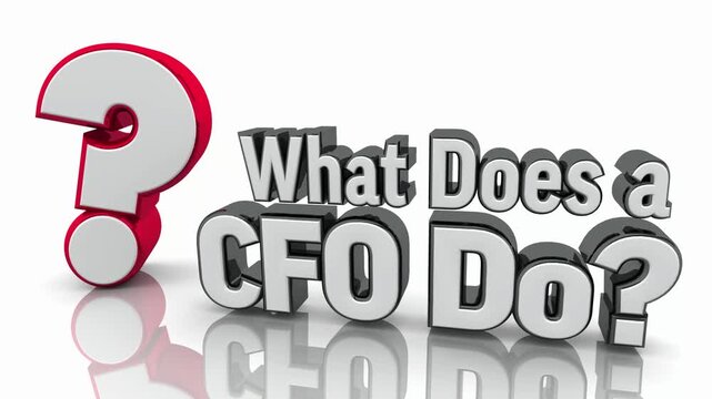 What Does a CFO Do Chief Financial Officer Executive Role 3d Animation