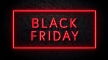 Black friday sale event with blurry festive bokeh lights background and white frame announcing discounts