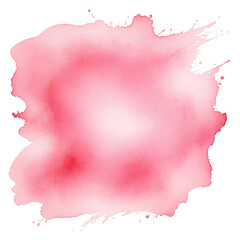 Abstract pink watercolor splash on black background