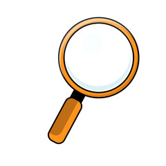 vector magnifying glass icon vector illustration