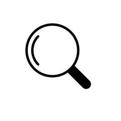 vector magnifying glass icon vector illustration search 