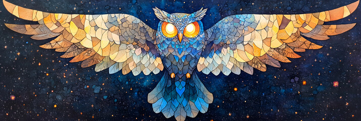 watercolor painting of wild animals