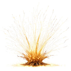 Fototapeta premium Intense, vibrant explosion with light, radiating energy from a core