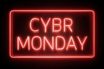 Cyber monday sale announcement revealed through torn red paper revealing black background with white text