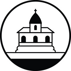 church icon vector illustration