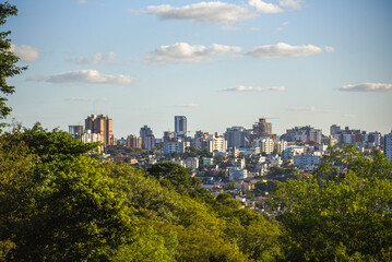 Fototapeta premium City of Santa Maria, RS, Brazil, view from the DNOS dam.