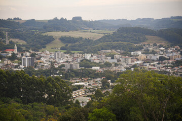 Panoramic view of the city of Sobradinho, RS, Brazil