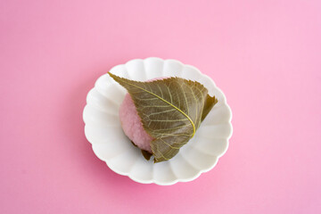 春の和菓子　桜餅