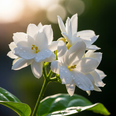 Obraz premium white flowers in the spring
