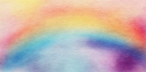 Watercolor Rainbow Pastel Texture Background