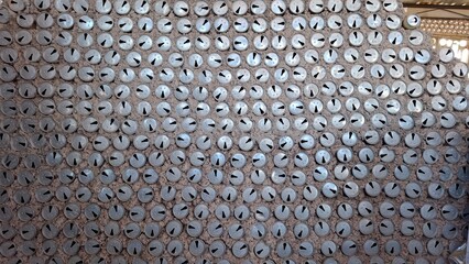 old house made from bottles and cans