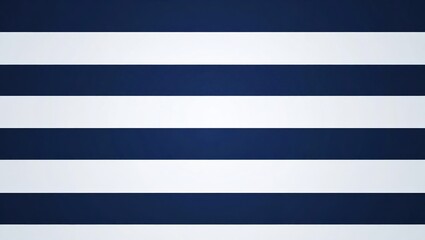Classic Navy Blue and White Horizontal Stripes Pattern.