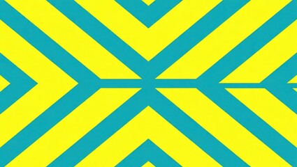 Geometric Pattern with Blue and Yellow Colors.