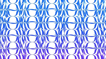 Modern Abstract Background with Interlocking Blue Forms.