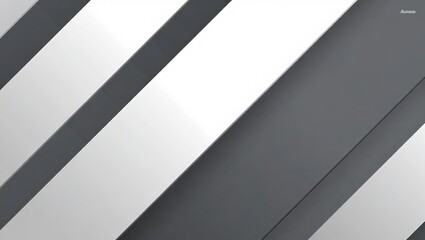 Modern Abstract Gray and White Diagonal Stripes Background.