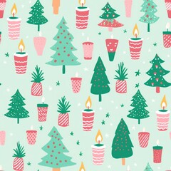 Christmas pattern backgrounds celebration.