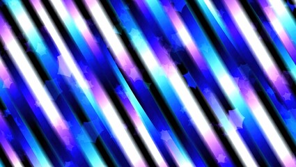 Vibrant Neon Stripes in Dynamic Motion.