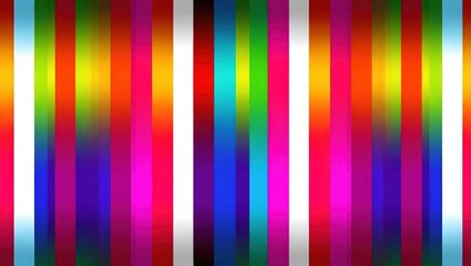 Vibrant Rainbow Colored Vertical Stripes Background.