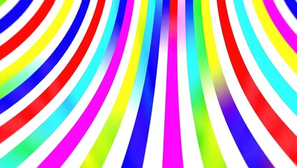 Vibrant Rainbow Stripes - A Colorful and Dynamic Abstract Design.