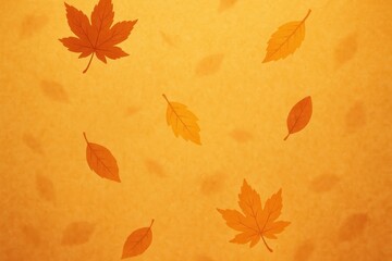 Autumn leaves falling gracefully.