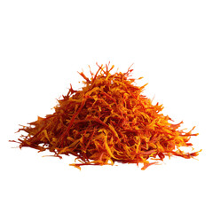 Naklejka premium Pile of vibrant orange-red threads