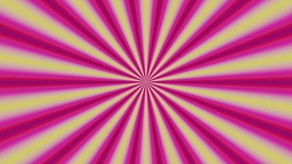 Bold and striking radial starburst background in fuchsia and yellow. Suitable for dynamic designs, pop art styles, or vibrant attention-grabbing graphics.