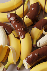 Chocolate Cascade: Banana Bliss in Every Drip