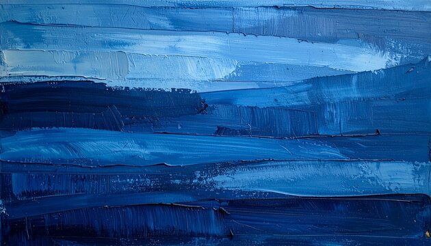 Blue Abstract Landscape with Water Reflections and Calm Sky background - Powered by Adobe