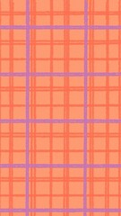 Vibrant plaid pattern wallpaper
