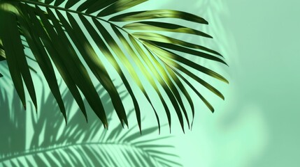 Fototapeta premium palm tree leaf