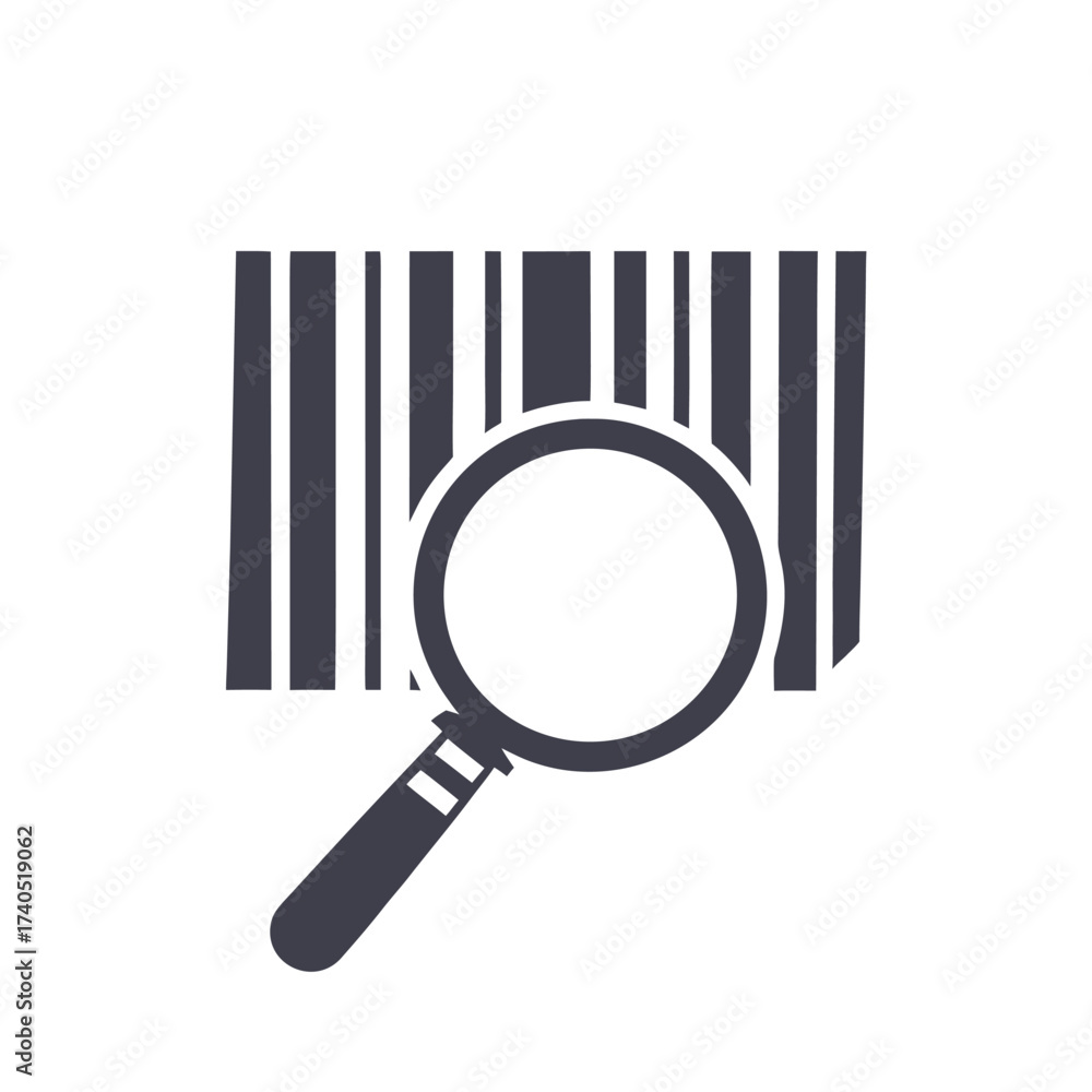 Wall mural qr code icon transparent, qr code image - vector