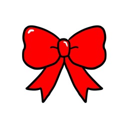 Decorative ribbon bow